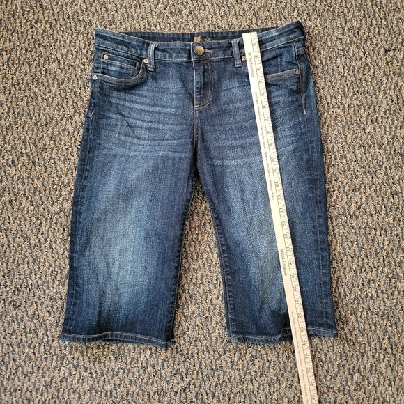 KUT From the Kloth Denim Bermuda Jean Shorts Size 8 - Picture 4 of 13